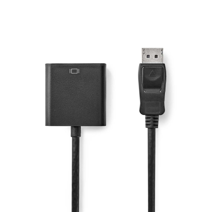 Nedis DisplayPort adapter | DisplayPort Han | DVI-D 24+1-Pins Hun | 1080p@60Hz | Nikkelplateret | Lige | 0.20 m | Runde | PVC | ABS | Sort | Box i gruppen COMPUTERTILBEHØR / Kabler og adaptere / DisplayPort / Adaptere hos TP E-commerce Nordic AB (C07436)