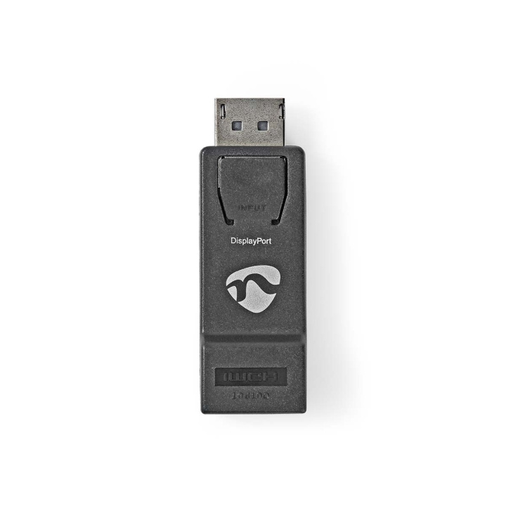 Nedis DisplayPort adapter | DisplayPort Han | HDMI ™ -udgang | 1080p@60Hz | Nikkelplateret | Lige | Runde | ABS | ABS | Sort | Box i gruppen HJEMMEELEKTRONIK / Kabler og adaptere / HDMI / Adaptere hos TP E-commerce Nordic AB (C07440)