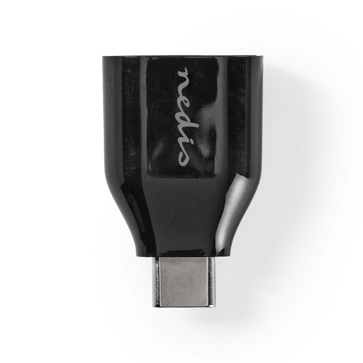 Nedis USB-C™ Adapter | USB 3.2 Gen 1 | USB-C™ Han | USB-A Hun | 5 Gbps | Runde | Nikkelplateret | Sort | Box i gruppen SMARTPHONES & TABLETS / Opladere og kabler / Adaptere hos TP E-commerce Nordic AB (C07444)