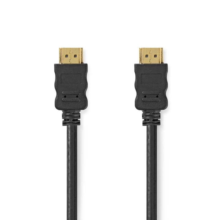 Nedis High Speed ​​HDMI ™ kabel med Ethernet | HDMI™ Stik | HDMI™ Stik | 4K@30Hz | ARC | 10.2 Gbps | 3.00 m | Runde | PVC | Sort | Box i gruppen HJEMMEELEKTRONIK / Kabler og adaptere / HDMI / Kabler hos TP E-commerce Nordic AB (C07470)