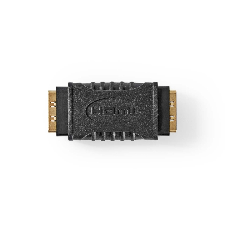 Nedis HDMI™ Adapter | HDMI™ Hun | HDMI™ Hun | Guldplateret | Lige | ABS | Sort | 1 stk. | Box i gruppen HJEMMEELEKTRONIK / Kabler og adaptere / HDMI / Adaptere hos TP E-commerce Nordic AB (C07477)