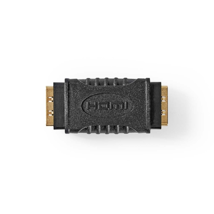 Nedis HDMI™ Adapter | HDMI ™ -udgang | HDMI ™ -udgang | Guldplateret | Lige | ABS | Sort | 1 stk. | Box i gruppen HJEMMEELEKTRONIK / Kabler og adaptere / HDMI / Adaptere hos TP E-commerce Nordic AB (C07477)