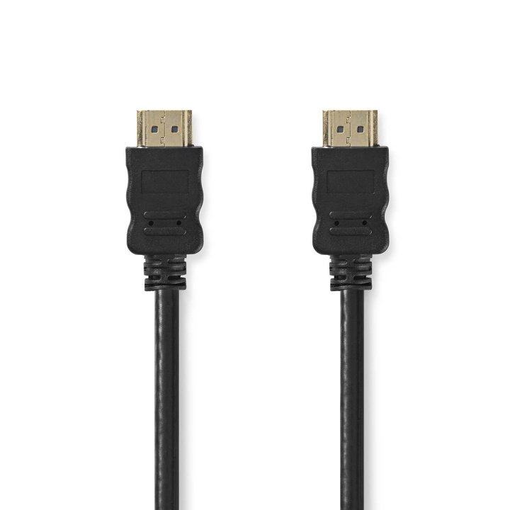 Nedis High Speed ​​HDMI ™ kabel med Ethernet | HDMI™ Stik | HDMI™ Stik | 4K@30Hz | ARC | 10.2 Gbps | 25.0 m | Runde | PVC | Sort | Mærke i gruppen HJEMMEELEKTRONIK / Kabler og adaptere / HDMI / Kabler hos TP E-commerce Nordic AB (C07521)