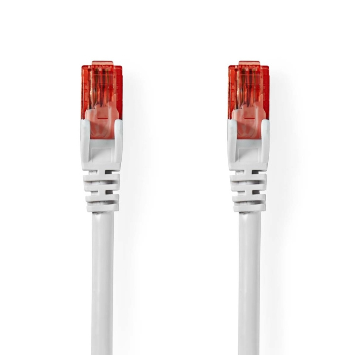 Kat 6 kabel | RJ45 Han | RJ45 Han | U/UTP | 0.50 m | Runde | PVC | Hvid | Konvolut i gruppen COMPUTERTILBEHØR / Kabler og adaptere / Netværkskabler / Cat6 hos TP E-commerce Nordic AB (C07616)