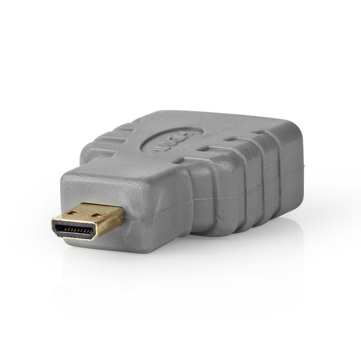 Bandridge HDMI-adapter | HDMI Micro-stik - HDMI-hunstik | Grå i gruppen HJEMMEELEKTRONIK / Kabler og adaptere / HDMI / Adaptere hos TP E-commerce Nordic AB (C07637)