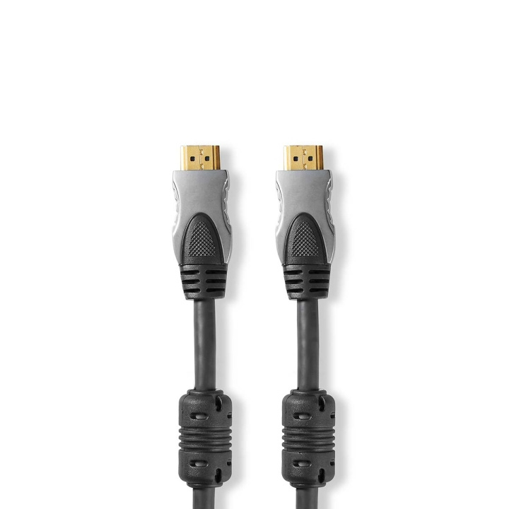 Nedis High Speed ​​HDMI ™ kabel med Ethernet | HDMI™ Stik | HDMI™ Stik | 4K@60Hz | 18 Gbps | 0.80 m | Runde | PVC | Antracit | Box i gruppen HJEMMEELEKTRONIK / Kabler og adaptere / HDMI / Kabler hos TP E-commerce Nordic AB (C07738)