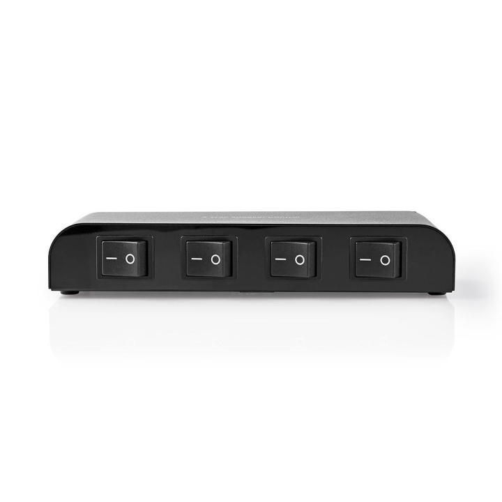 Nedis Højttaler kontrolboks | 4-Port port(s) | Terminal skruer | Højttalerimpedans: 4-16 Ohm | Maksimal Belastning pr. Kanal: 200 W | Aluminium | Sort i gruppen HJEMMEELEKTRONIK / Lyd & billede / Højttalere & tilbehør / Tilbehør hos TP E-commerce Nordic AB (C07753)