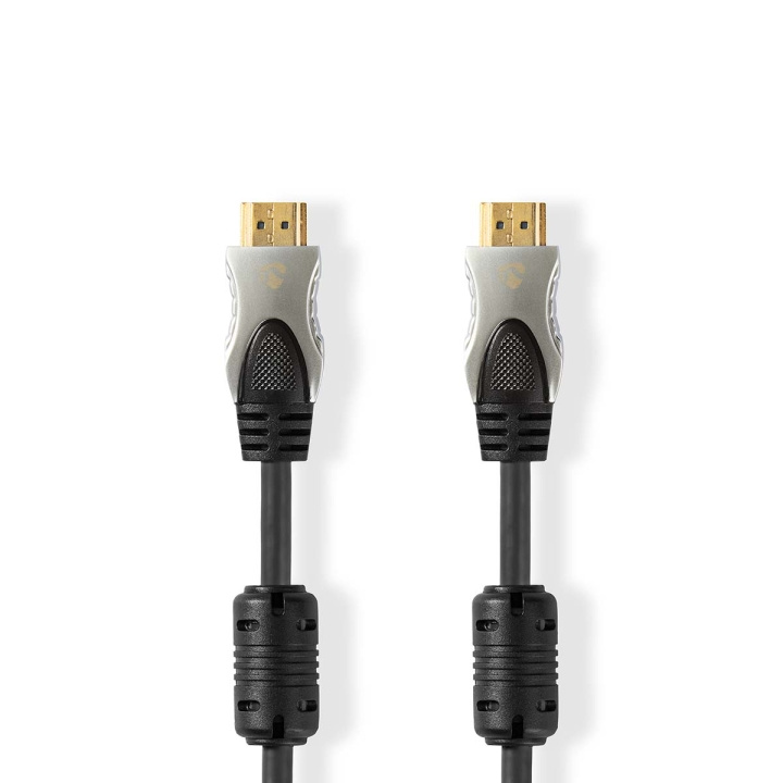 Nedis HDMI™ kabel | HDMI™ Stik | HDMI™ Stik | 8K@60Hz | Guldplateret | 2.00 m | Lige | PVC | Antracit | Box i gruppen HJEMMEELEKTRONIK / Kabler og adaptere / HDMI / Kabler hos TP E-commerce Nordic AB (C07756)