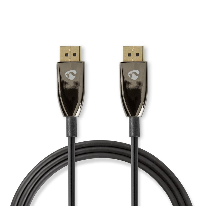 Aktiv Optisk DisplayPort kabel | DisplayPort 1.4 | DisplayPort Han | DisplayPort Han | 32.4 Gbps | 10.0 m | Runde | PVC | Sort | Gaveæske i gruppen COMPUTERTILBEHØR / Kabler og adaptere / DisplayPort / Kabler hos TP E-commerce Nordic AB (C07760)