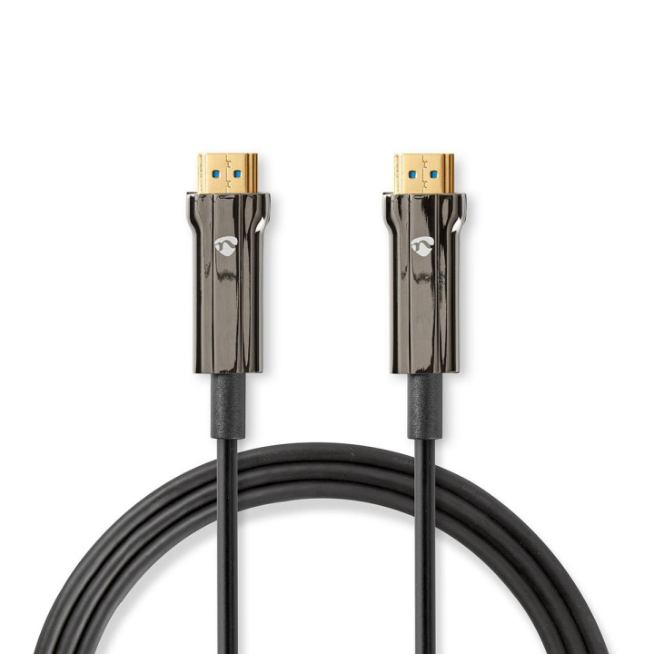 Nedis Aktiv Optisk Ultra High Speed ​​HDMI-Kabel med Ethernet | HDMI™ Stik | HDMI™ Stik | 8K@60Hz | 48 Gbps | 10.0 m | Runde | PVC | Sort | Gaveæske i gruppen HJEMMEELEKTRONIK / Kabler og adaptere / HDMI / Kabler hos TP E-commerce Nordic AB (C07780)