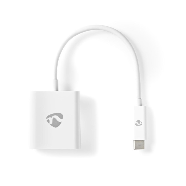 Nedis USB-C™ Adapter | USB 3.2 Gen 1 | USB-C™ Han | VGA Hun | 1080p | 5 Gbps | 0.20 m | Runde | Nikkelplateret | PVC | Hvid | Plastikpose i gruppen COMPUTERTILBEHØR / Kabler og adaptere / VGA / Adaptere hos TP E-commerce Nordic AB (C07829)