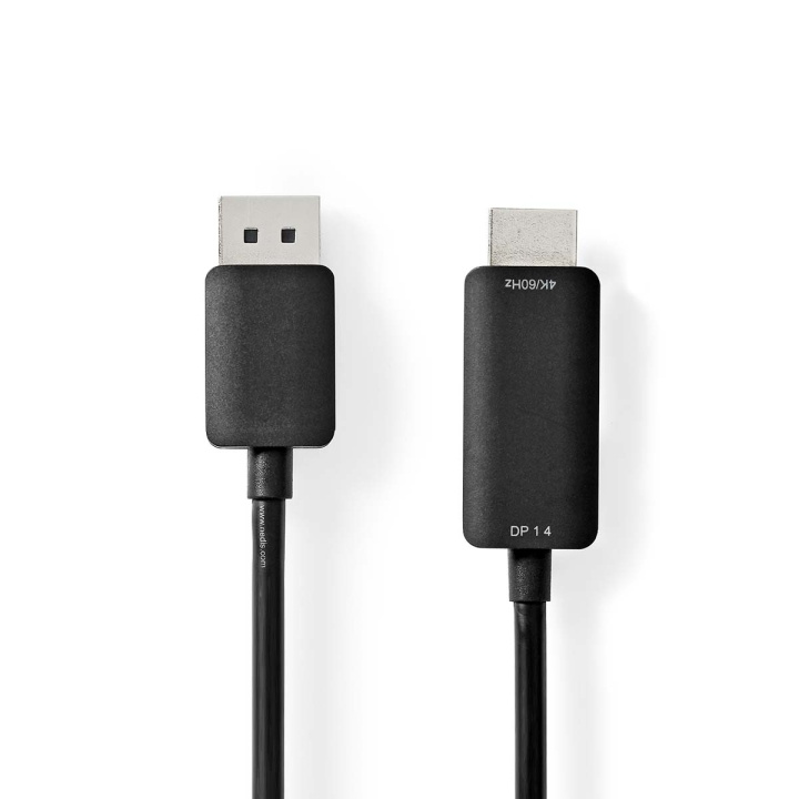 Nedis Displayport kabel | DisplayPort Han | HDMI™ Stik | 4K@60Hz | Nikkelplateret | 2.00 m | Runde | PVC | Sort | Box i gruppen HJEMMEELEKTRONIK / Kabler og adaptere / HDMI / Kabler hos TP E-commerce Nordic AB (C07835)