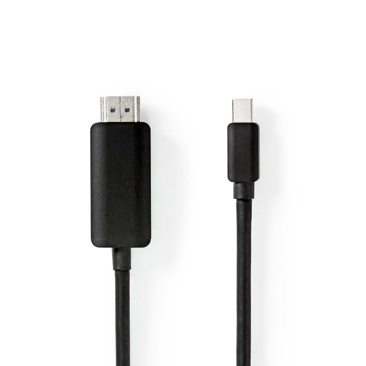 Nedis Mini DisplayPort kabel | DisplayPort 1.4 | Mini DisplayPort han | HDMI™ Stik | 48 Gbps | Nikkelplateret | 2.00 m | Runde | PVC | Sort | Blister i gruppen COMPUTERTILBEHØR / Kabler og adaptere / DisplayPort / Kabler hos TP E-commerce Nordic AB (C07836)