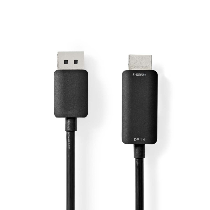 Nedis Displayport kabel | DisplayPort Han | HDMI™ Stik | 4K@60Hz | Nikkelplateret | 2.00 m | Runde | PVC | Sort | Plastikpose i gruppen HJEMMEELEKTRONIK / Kabler og adaptere / HDMI / Kabler hos TP E-commerce Nordic AB (C07838)