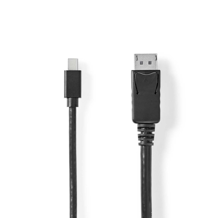 Nedis Mini DisplayPort kabel | DisplayPort 1.4 | Mini DisplayPort han | DisplayPort Han | 48 Gbps | Nikkelplateret | 2.00 m | Runde | PVC | Sort | Plastikpose i gruppen COMPUTERTILBEHØR / Kabler og adaptere / DisplayPort / Kabler hos TP E-commerce Nordic AB (C07839)