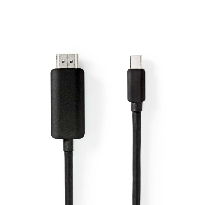 Nedis Mini DisplayPort kabel | DisplayPort 1.4 | Mini DisplayPort han | HDMI™ Stik | 48 Gbps | Nikkelplateret | 2.00 m | Runde | PVC | Sort | Konvolut i gruppen COMPUTERTILBEHØR / Kabler og adaptere / DisplayPort / Kabler hos TP E-commerce Nordic AB (C07841)