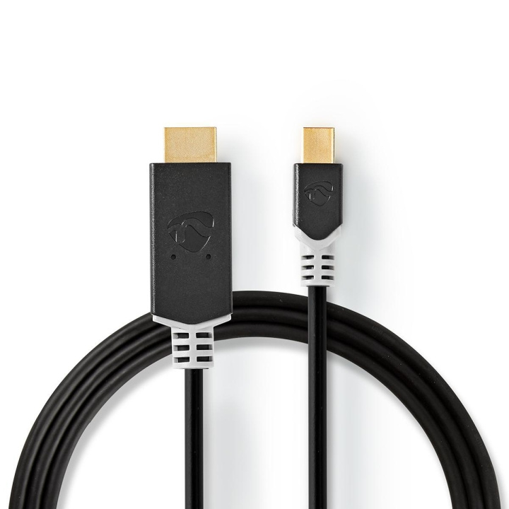 Nedis Mini DisplayPort kabel | DisplayPort 1.4 | Mini DisplayPort han | HDMI™ Stik | 48 Gbps | Guldplateret | 2.00 m | Runde | PVC | Antracit | Plastikpose i gruppen COMPUTERTILBEHØR / Kabler og adaptere / DisplayPort / Kabler hos TP E-commerce Nordic AB (C07845)