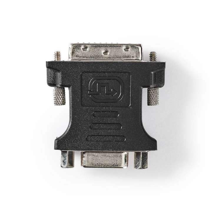 Nedis DVI-adapter | DVI-I 24+5-Pin Han | VGA Hun | Nikkelplateret | Lige | PVC | Sort | Box i gruppen COMPUTERTILBEHØR / Kabler og adaptere / DVI / Adaptere hos TP E-commerce Nordic AB (C07851)