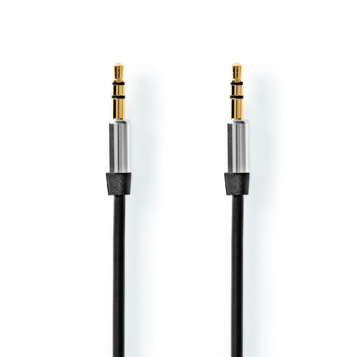 Stereo Audio kabel | 2.5 mm Hanstik | 3.5 mm Hanstik | Guldplateret | 1.00 m | Runde | Sort | Konvolut i gruppen HJEMMEELEKTRONIK / Lyd & billede / Højttalere & tilbehør / Tilbehør hos TP E-commerce Nordic AB (C07949)