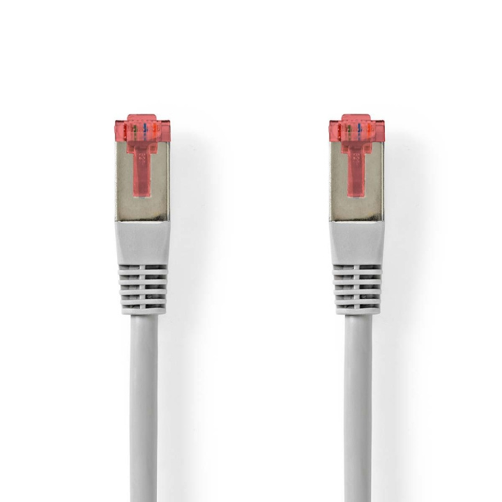 Kat 6 kabel | RJ45 Han | RJ45 Han | S/FTP | 30.0 m | Runde | PVC | Grå | Mærke i gruppen COMPUTERTILBEHØR / Kabler og adaptere / Netværkskabler / Cat6 hos TP E-commerce Nordic AB (C07959)