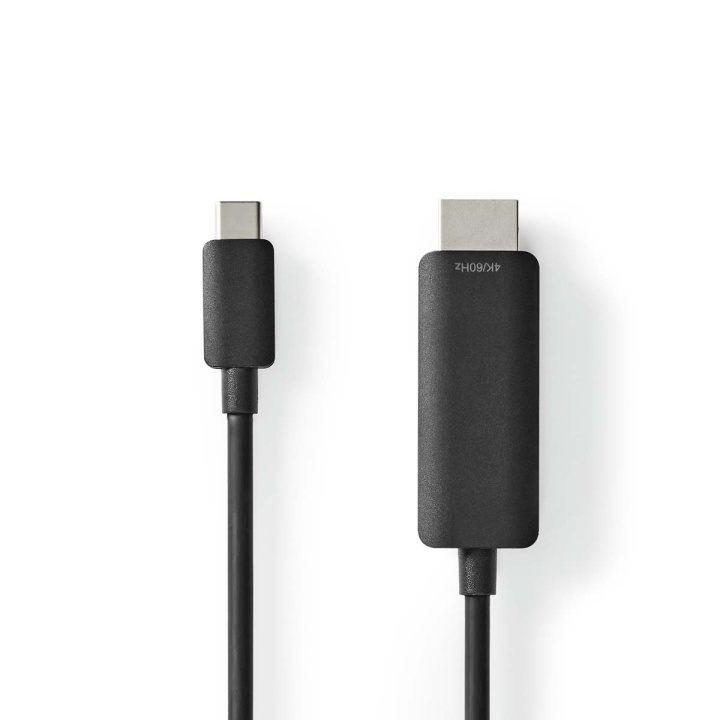 Nedis USB-C™ Adapter | USB 3.2 Gen 1 | USB-C™ Han | HDMI™ Stik | 4K@60Hz | 1.00 m | Runde | Nikkelplateret | PVC | Sort | Konvolut i gruppen HJEMMEELEKTRONIK / Kabler og adaptere / HDMI / Adaptere hos TP E-commerce Nordic AB (C07960)