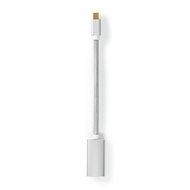 Nedis Mini DisplayPort kabel | DisplayPort 1.2 | Mini DisplayPort han | HDMI ™ -udgang | 21.6 Gbps | Guldplateret | 0.20 m | Runde | Flettet | Sølv | Cover Window Box i gruppen COMPUTERTILBEHØR / Kabler og adaptere / DisplayPort / Adaptere hos TP E-commerce Nordic AB (C07968)