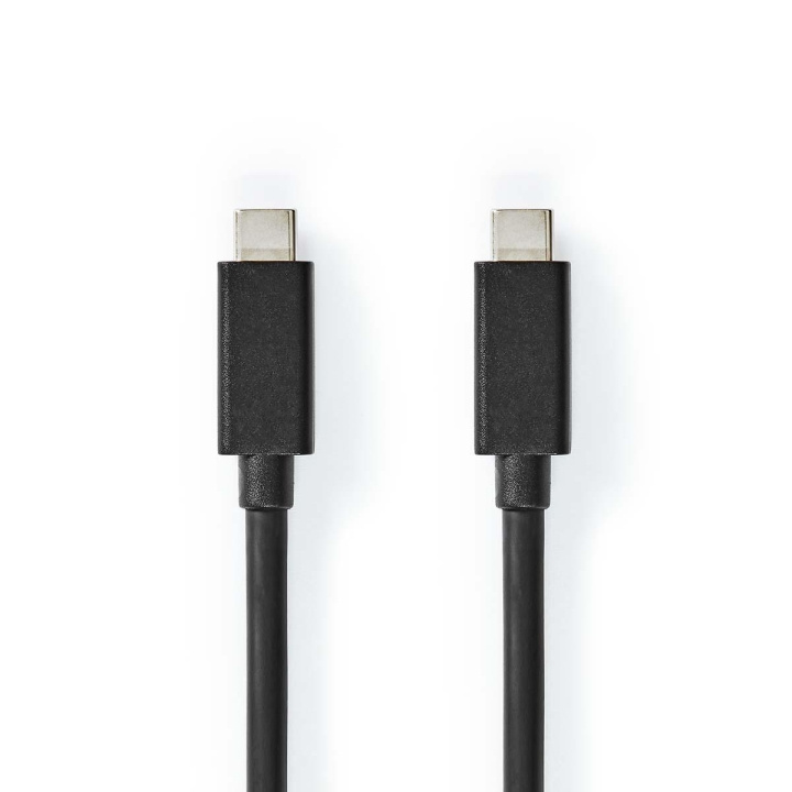 USB-kabel | USB 3.2 Gen 2x2 | USB-C™ Han | USB-C™ Han | 100 W | 4K@60Hz | 20 Gbps | Nikkelplateret | 2.00 m | Runde | PVC | Sort | Konvolut i gruppen COMPUTERTILBEHØR / Kabler og adaptere / USB / USB-C hos TP E-commerce Nordic AB (C07981)