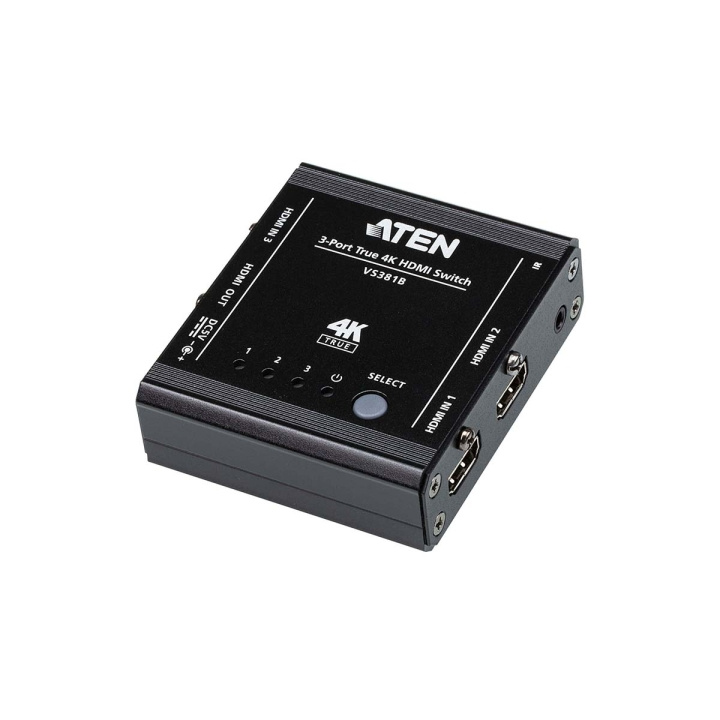 aten 3-Port Hdmi Switch Sort i gruppen HJEMMEELEKTRONIK / Kabler og adaptere / HDMI / Adaptere hos TP E-commerce Nordic AB (C08024)