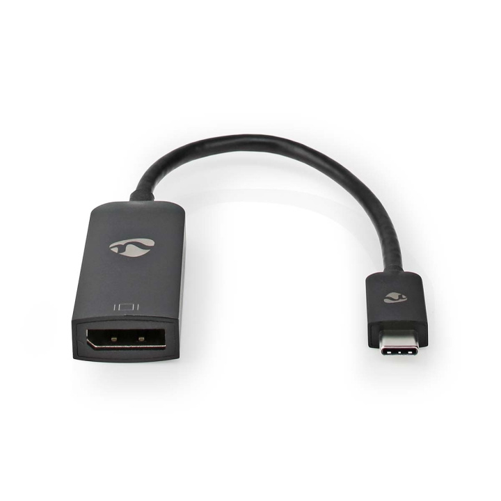 Nedis USB-C™ Adapter | USB 3.2 Gen 1 | USB-C™ Han | DisplayPort Hun | 8K@30Hz | 0.20 m | Runde | Nikkelplateret | PVC | Sort | Box i gruppen COMPUTERTILBEHØR / Kabler og adaptere / DisplayPort / Adaptere hos TP E-commerce Nordic AB (C08030)