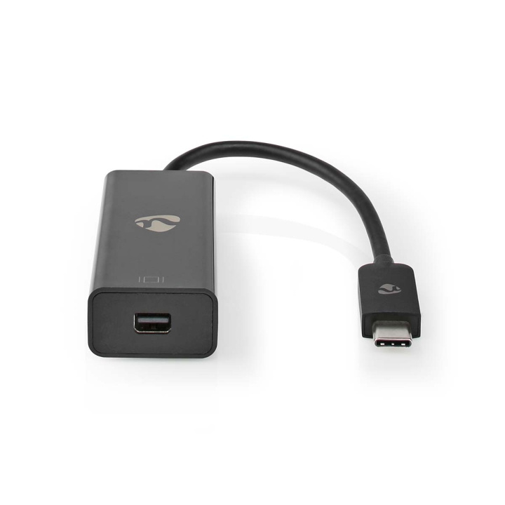 Nedis USB-C™ Adapter | USB 3.2 Gen 1 | USB-C™ Han | Mini DisplayPort Hunstik | 8K@60Hz | 0.20 m | Runde | Nikkelplateret | PVC | Sort | Box i gruppen COMPUTERTILBEHØR / Kabler og adaptere / DisplayPort / Adaptere hos TP E-commerce Nordic AB (C08031)