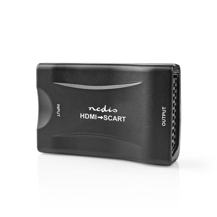 Nedis HDMI ™ Converter | HDMI™ Input | SCART Hun | 1-vejs | 1080p | 1.2 Gbps | ABS | Sort i gruppen COMPUTERTILBEHØR / Kabler og adaptere / Signalomformer hos TP E-commerce Nordic AB (C08041)