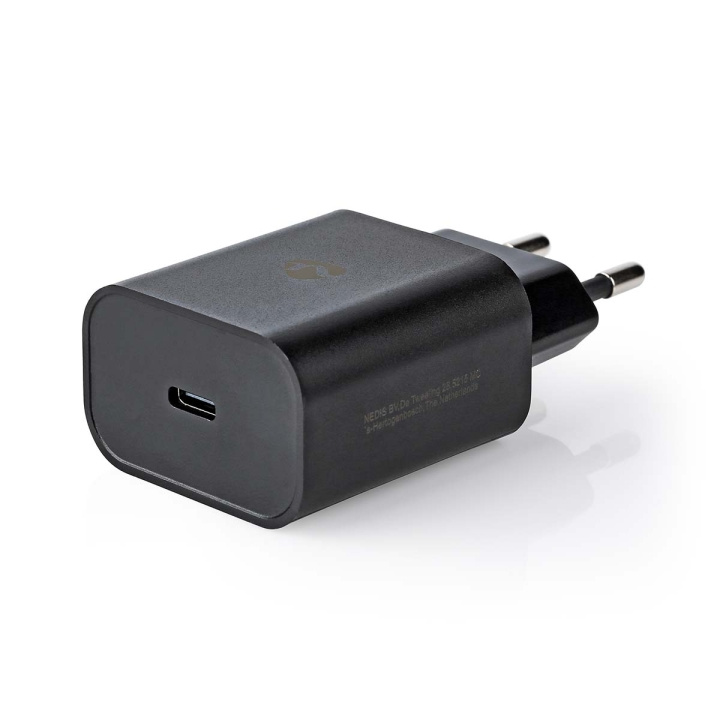 Nedis Vægoplader | 32 W | PD3.0 27W / PD3.0 30W / QC4.0 32W | Hurtigopladningsfunktion | 1.5 / 2.0 / 2.5 / 3.0 A | Antal output: 1 | USB-C™ | Automatisk Valgt Spænding | Sort i gruppen SMARTPHONES & TABLETS / Opladere og kabler / Vægoplader / Væg oplader Type C hos TP E-commerce Nordic AB (C08268)
