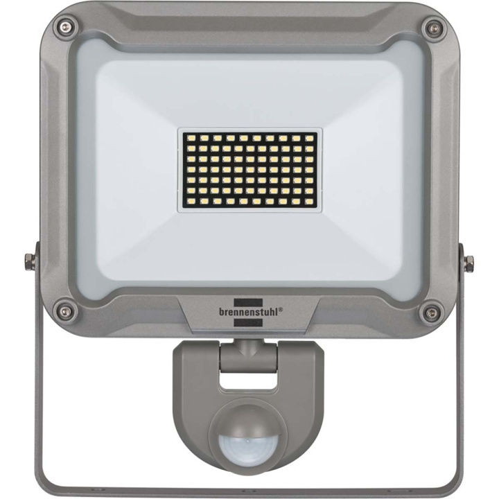 brennenstuhl LED spotlight JARO 5050 P (LED udendørs spot til vægmontering, 50Wm, 4400lm, 6500K, IP54, med bevægelsesdetektor, lavet af højkvalitets aluminium) i gruppen HJEM, HUS & HAVE / Elektricitet & Belysning / Udendørs belysning / LED forlygte hos TP E-commerce Nordic AB (C08331)
