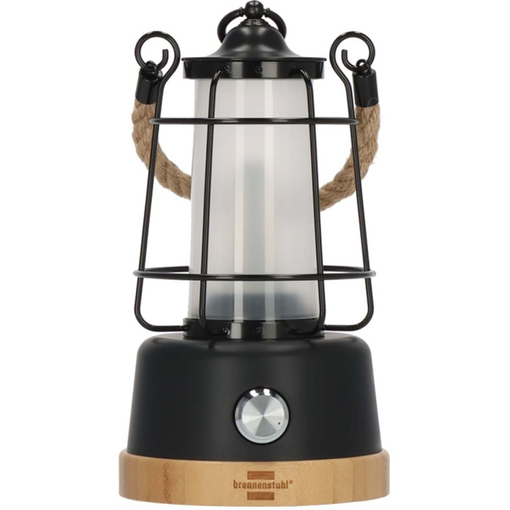 brennenstuhl Genopladelig campinglampe CAL 1 med hamp reb og bambus base (370 lm, IP44, brændetid op til 75 timer, dæmpbar, justerbar lysfarve) i gruppen SPORT, FRITID & HOBBY / Friluftsliv / Udendørs gadgets hos TP E-commerce Nordic AB (C08356)