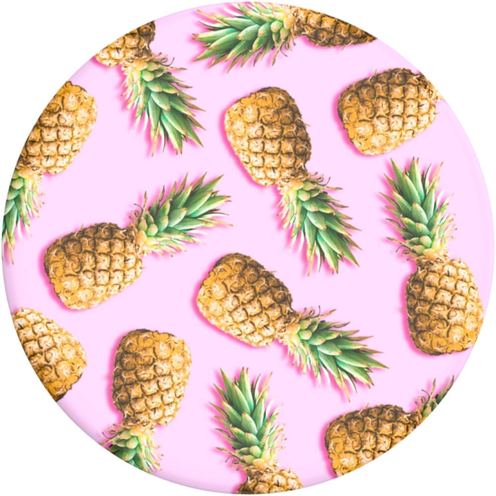 PopSockets Basic Grip Pineapple Palooza i gruppen SMARTPHONES & TABLETS / Øvrigt tilbehør / Popsockets hos TP E-commerce Nordic AB (C08434)