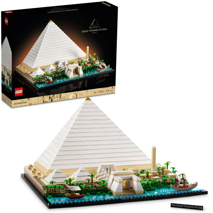 LEGO Architecture - Cheopspyramiden i gruppen LEGETØJ, BØRN & BABY / Legetøj / Bygge legesager / Lego hos TP E-commerce Nordic AB (C08540)