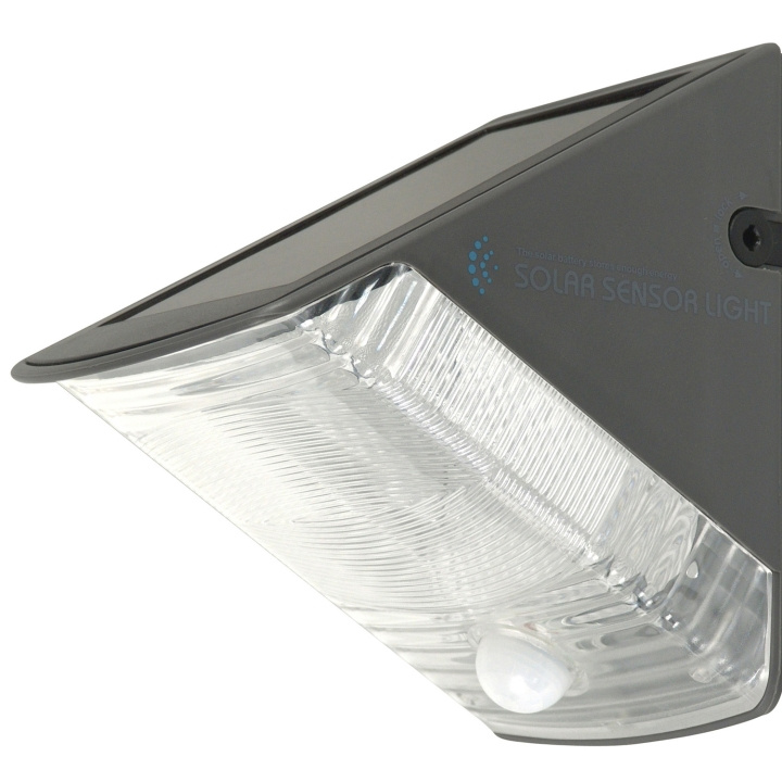 Ranex by Smartwares Vägglampa LED-solcell m sensor i gruppen HJEM, HUS & HAVE / Elektricitet & Belysning / Udendørs belysning / Facadebelysning / Med bevægelsessensor hos TP E-commerce Nordic AB (C08547)