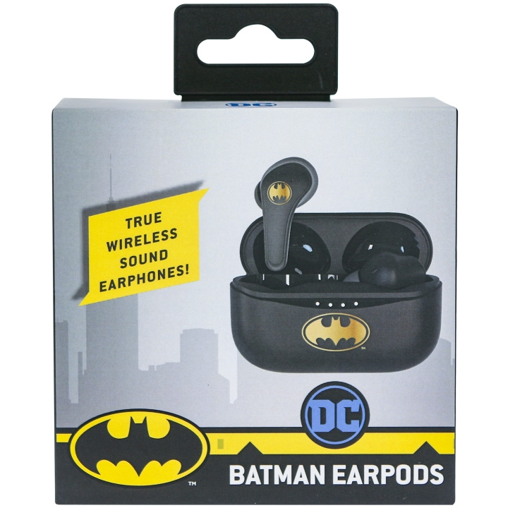 OTL Technologies Batman TWS EarPods i gruppen HJEMMEELEKTRONIK / Lyd & billede / Hovedtelefoner & Tilbehør / Hovedtelefoner hos TP E-commerce Nordic AB (C08584)