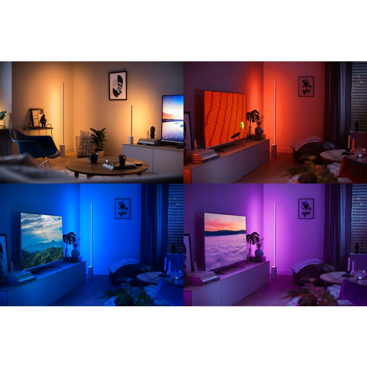 Philips Hue Gradient Signe Golvlampa Wh/Color Svart i gruppen HJEMMEELEKTRONIK / Lys / Gulvlamper hos TP E-commerce Nordic AB (C08591)