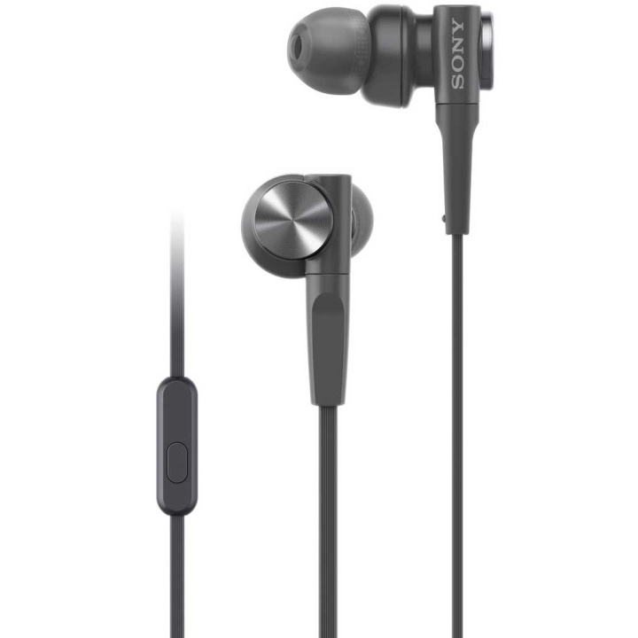 Sony Headset MDR-XB55AP Svart Sladd i gruppen HJEMMEELEKTRONIK / Lyd & billede / Hovedtelefoner & Tilbehør / Hovedtelefoner hos TP E-commerce Nordic AB (C08644)