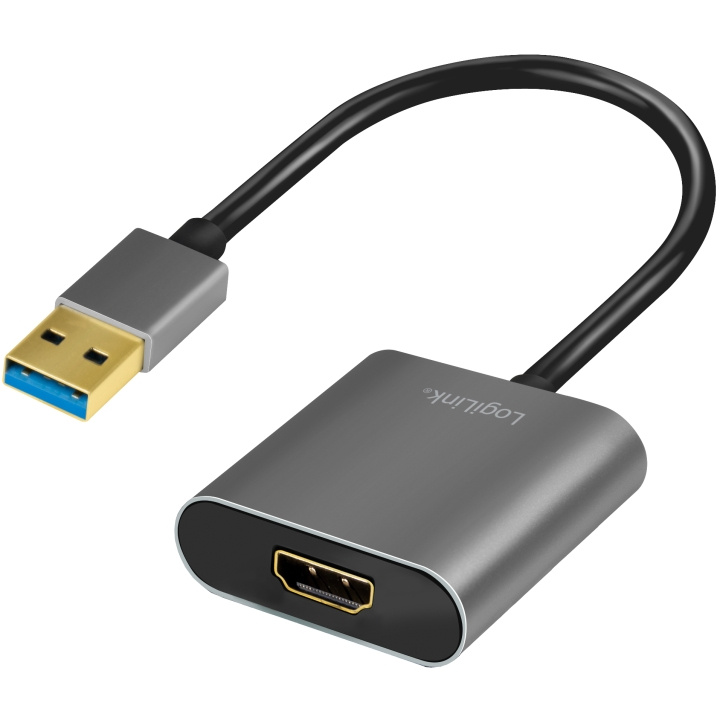 LogiLink USB-A 3.0 -> HDMI-Hona Adapter i gruppen HJEMMEELEKTRONIK / Kabler og adaptere / HDMI / Adaptere hos TP E-commerce Nordic AB (C08659)