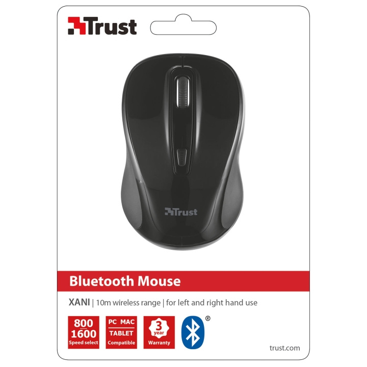 Trust Xani Optical Bluetooth Mouse i gruppen COMPUTERTILBEHØR / Mus og tastatur / Mus / Ledningsfri hos TP E-commerce Nordic AB (C08692)