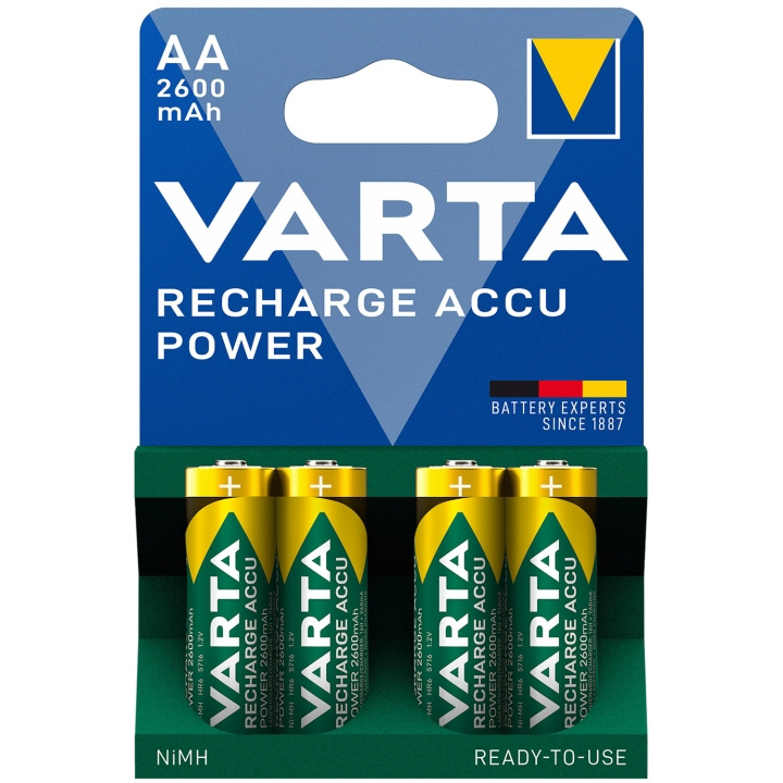 Varta Laddningsbart batteri AA 2600 i gruppen HJEMMEELEKTRONIK / Batterier og opladere / Batterier / AA hos TP E-commerce Nordic AB (C08713)