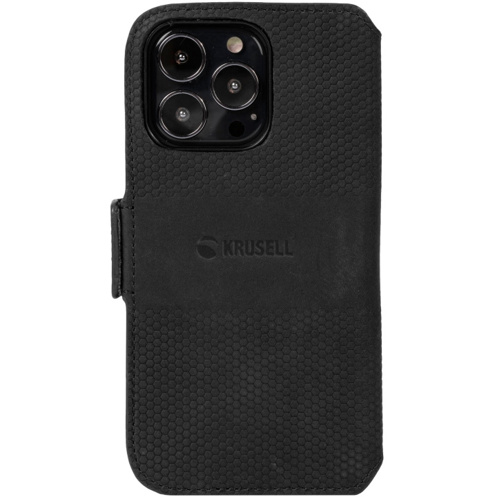 Krusell Telefonpung i læder iPhone 13 Pro Max Sort i gruppen SMARTPHONES & TABLETS / Mobil Beskyttelse / Apple / iPhone 13 Pro Max / Cover hos TP E-commerce Nordic AB (C08752)