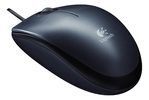 Logitech Mouse M90 - Gray i gruppen COMPUTERTILBEHØR / Mus og tastatur / Mus / Med ledning hos TP E-commerce Nordic AB (C09057)