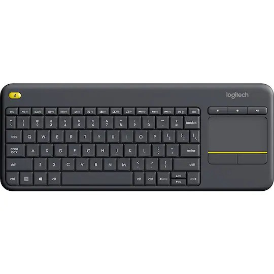 Logitech K400 wireless keyboard black i gruppen COMPUTERTILBEHØR / Mus og tastatur / Tastatur / Ledningsfri hos TP E-commerce Nordic AB (C09072)