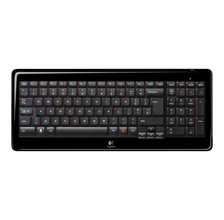 Logitech Wireless Keyboard K340 Tastatur Trådløs Norsk i gruppen COMPUTERTILBEHØR / Mus og tastatur / Tastatur / Ledningsfri hos TP E-commerce Nordic AB (C09100)