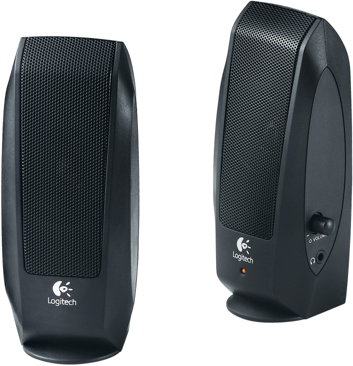 Logitech S-120 højtalere, 2,3W RMS, OEM, sort (980-000010) i gruppen COMPUTERTILBEHØR / Computer Tilbehør / Højttalere hos TP E-commerce Nordic AB (C09108)
