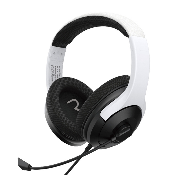 RAPTOR Headset PS4/PS5 Hvid i gruppen HJEMMEELEKTRONIK / Spilkonsoller og tilbehør / Sony PlayStation 5 / Tilbehør hos TP E-commerce Nordic AB (C09321)