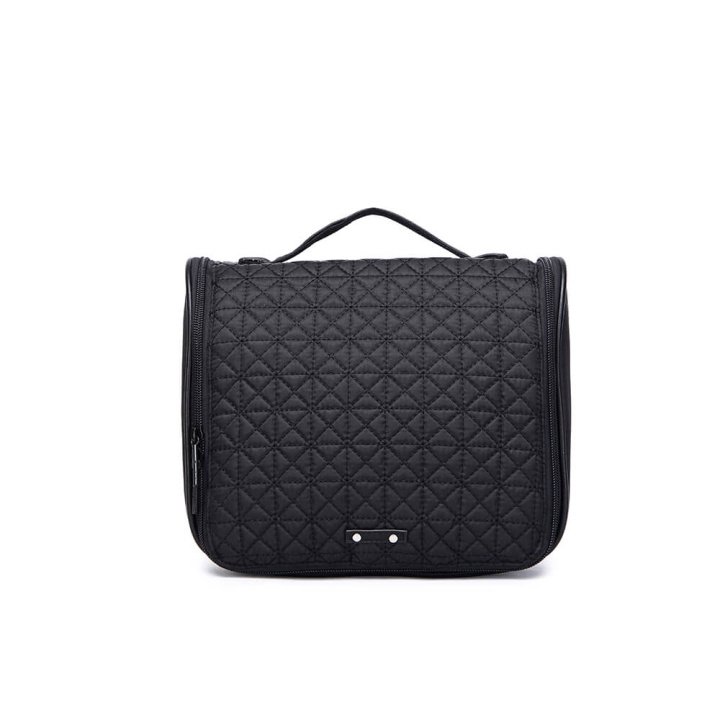 KUNGSBACKA Beauty Bag Julie Quilt Foldable Black i gruppen HJEM, HUS & HAVE / Badværelse / Toilettasker hos TP E-commerce Nordic AB (C09328)